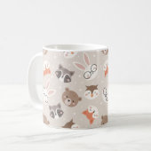 Mug Jote Motif d'animaux de bois (Devant gauche)