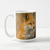 Mug Jote Red Fox Wilderness Nature Photographie (Gauche)