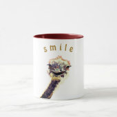 Mug jouant avec une autruche joyeuse - Smile (Centre)