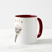 Mug jouant avec une autruche joyeuse - Smile (Devant droit)