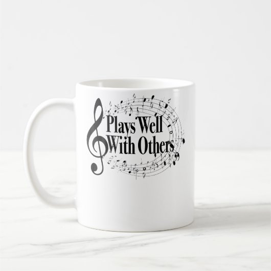Mug Joue Bien Avec Les Autres Orchestre Clef De Sol (Gauche)