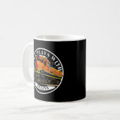 Mug Joue encore avec les trains Orange Black Diesel Tr (Devant gauche)