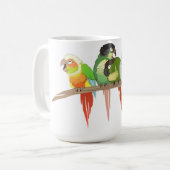 Mug Joue verte Conure (Devant gauche)