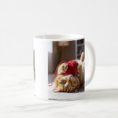 Mug Jouer à la belle fleur de chat (Devant droit)
