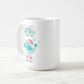 Mug Jouer à la neige Personnalisé (Devant gauche)