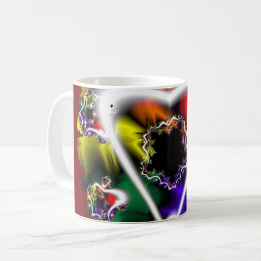 Mug Jouer | Arc en arc-en-ciel (Devant gauche)