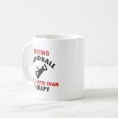 Mug jouer au handball (Devant gauche)