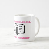 Mug Jouer au Pickleball améliore la mémoire drôle (Devant droit)