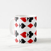 Mug Jouer aux cartes de la Musique décorée (Devant gauche)