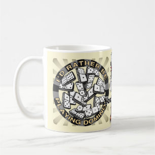Mug Jouer aux dominos