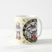 Mug Jouer aux dominos (Devant droit)