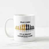 Mug Jouer aux échecs, c'est un jeu hautement réfléchi (Gauche)
