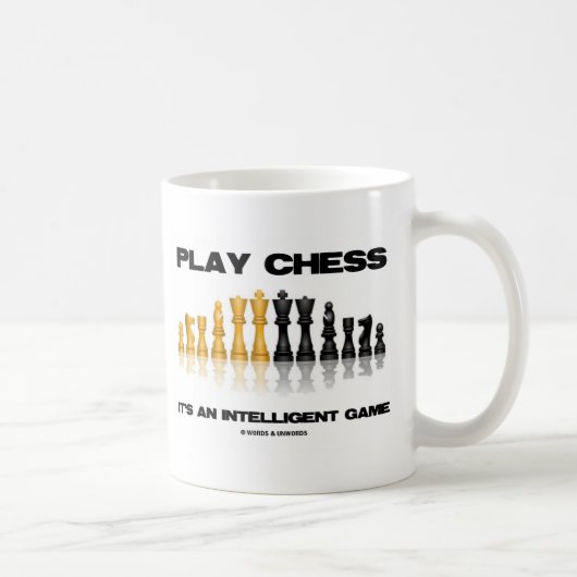 Mug Jouer aux échecs C'est un jeu intelligent (Droite)