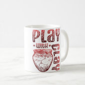 Mug Jouer avec la poterie en argile (Devant droit)