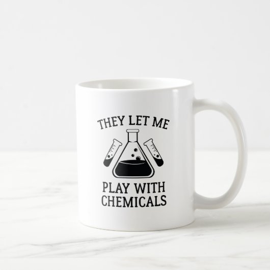 Mug Jouer avec les produits chimiques (Droite)