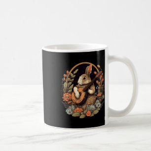 Mug Jouer Banjo Guitare Musique Rabbit Happy