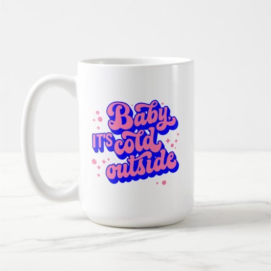 Mug Jouer bébé, c’est froid en hiver (Gauche)