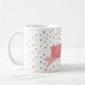 Mug JOUER COEURS MODERNE motif brillant (Gauche)