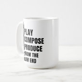 MUG JOUER, COMPOSER, PRODUIRE À PARTIR DU BAS (Devant gauche)