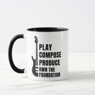 MUG JOUER, COMPOSER, PRODUIRE À PARTIR DU BAS