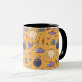 Mug Jouer des fantômes d'Halloween et des sorcières Mo (Devant droit)