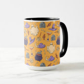 Mug Jouer des fantômes d'Halloween et des sorcières Mo (Devant droit)