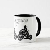 Mug Jouer ensemble...Moto personnalisée (Devant droit)