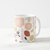 Mug Jouer Floral Mix Botanique Peach Green Whimsical (Devant droit)