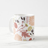 Mug Jouer Floral Mix Botanique Peach Green Whimsical (Devant gauche)