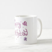 Mug Jouer Joyeux texte d'anniversaire (Devant droit)