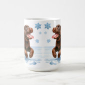 Mug Jouer Labrador Retriever Chien Chien vacances (Centre)
