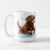 Mug Jouer Labrador Retriever Chien Chien vacances (Gauche)