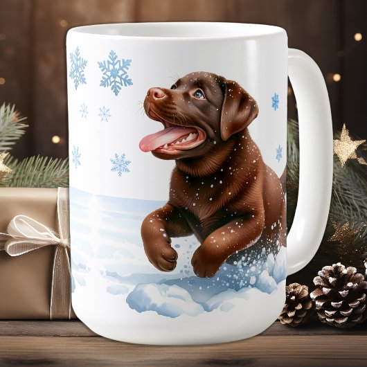 Mug Jouer Labrador Retriever Chien Chien vacances