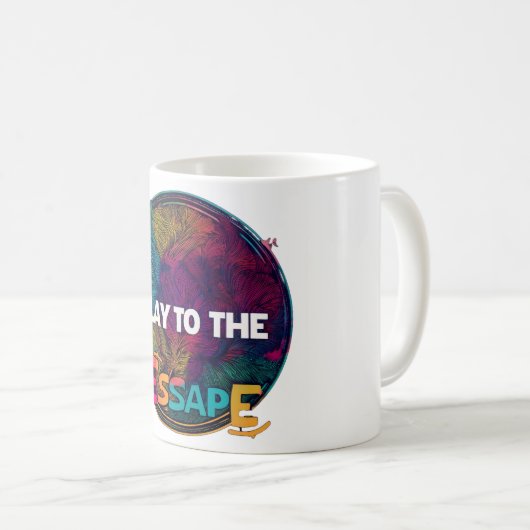Mug Jouer pour échapper (Devant droit)
