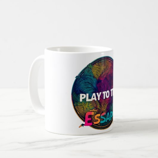 Mug Jouer pour échapper (Devant gauche)