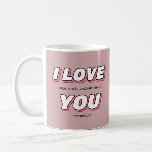 Mug Jouer Valentine's Day Design (Gauche)