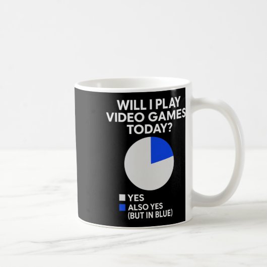 Mug Jouerai-je aux jeux vidéo aujourd'hui - Amateur de (Droite)