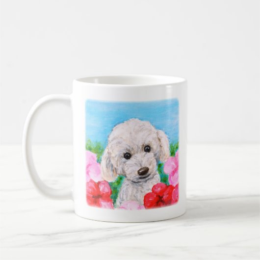 Mug Jouet, Bichon frise, Maltais, Fluffy dog (Gauche)