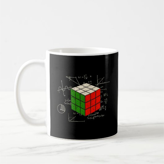 Mug Jouet Compétitif De Puzzle Cube Math Speed Cubing  (Gauche)
