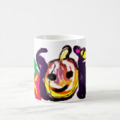 Mug Jouet de chat noir olantern mignon (Centre)