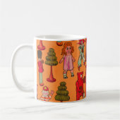 Mug Jouet de Noël Enfants Vintages Jouer (Gauche)