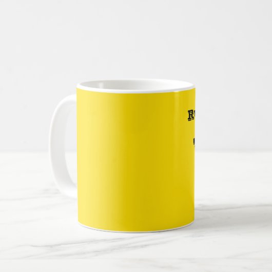 Mug Jouet en caoutchouc Jaune Automne Automne Chute Co (Devant gauche)