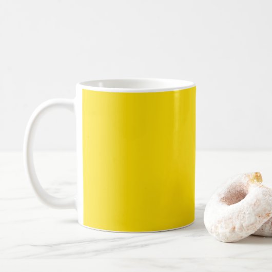 Mug Jouet en caoutchouc Jaune Automne Automne Chute Co (Avec donut)