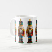 Mug Jouet noir de Noël coloré (Devant gauche)