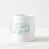 Mug Jouet Prius gen2 2004+ (Devant gauche)