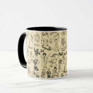 Mug Jouets vintages et jeux d'enfants motif