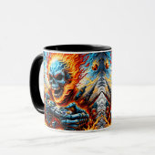 Mug Joueur Crâne Flamboyant (Devant gauche)