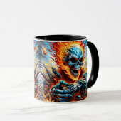 Mug Joueur Crâne Flamboyant (Devant droit)
