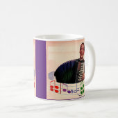 Mug joueur d'accordéon (Devant droit)