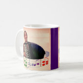 Mug joueur d'accordéon (Devant gauche)